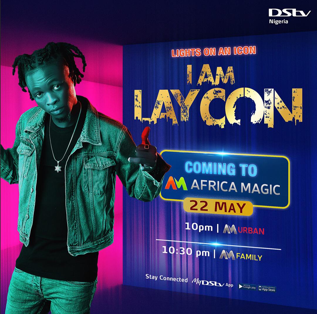 TheDilichi's tweet photo. Few more minutes to 10:30pm 🤩

Tonight, another episode of Laycon's new reality TV show will air on AFMag Family. Don't forget to tune in 📺🥂 #IAmLayconWeekend https://t.co/O25fyrFDq7
