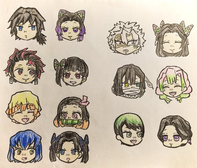 鬼滅の刃カップリングのtwitterイラスト検索結果