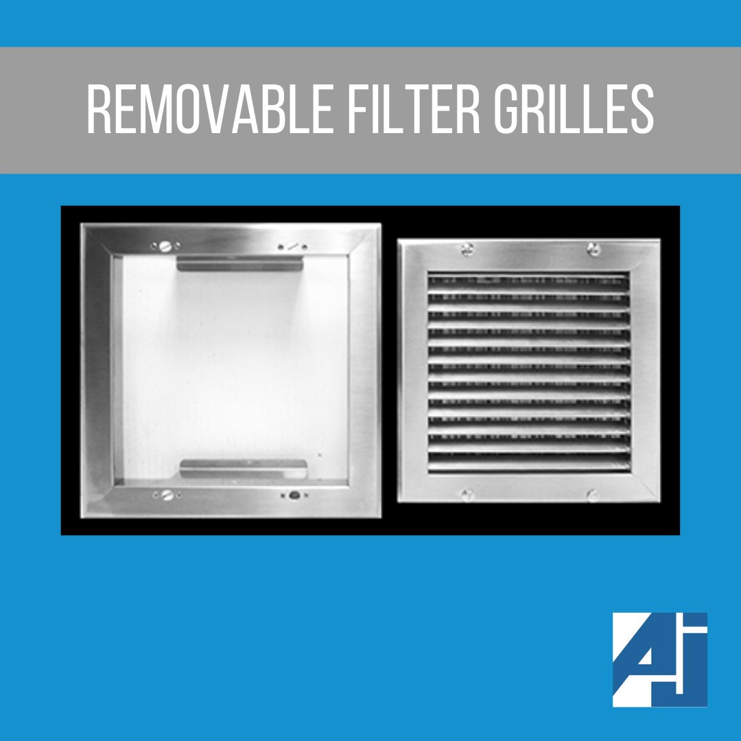 AjManufacturing's tweet image. Installing removable filter grilles allows for easy removal in order to clean or change filters. These products are very common in areas with high humidity or frequent cleaning with strong chemicals such as hospitals, clean rooms, and laboratories.

#cleanroom #cleanfilter