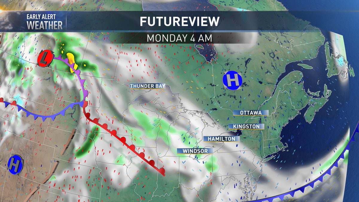 Happy Sunday evening! A few showers might cool off today's high humidity. Monday will be a bit cooler at 22 degrees under partly clear skies. Rain this week could come Wednesday and Friday into Saturday. Tempos will be cooler than normal for the back half of the week.