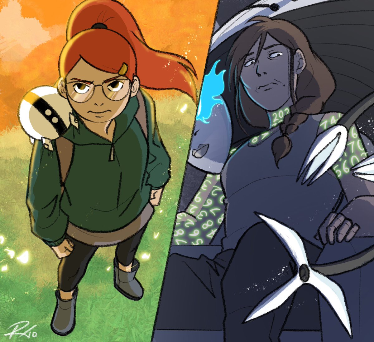 riodrawsstuff's tweet photo. 기차의 운명을 바꾼 두 여성 

#InfinityTrain https://t.co/4q40YOScLL