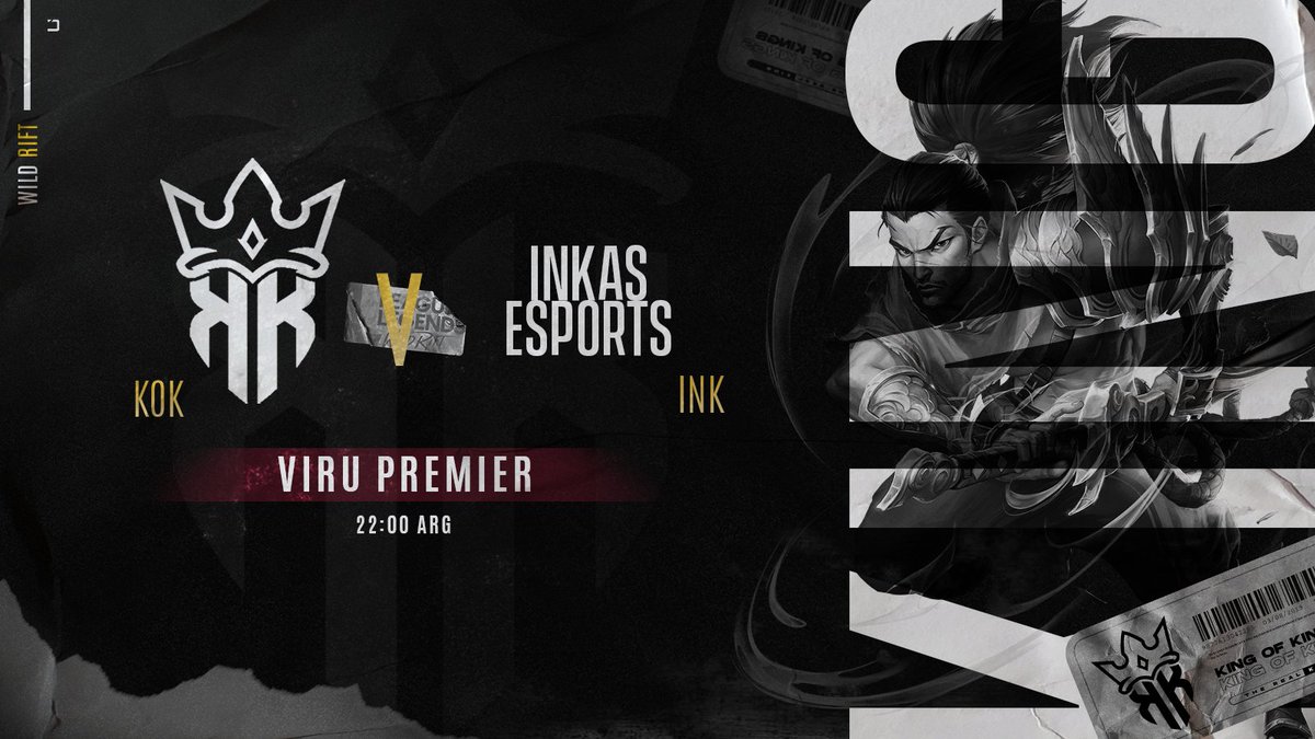 #WildRift | GAMEDAY

Comienza la aventura de nuestros reyes en la arena de #ViruPremier donde nuestros buscarán conquistar la grieta del invocador 🤩

Jornada 1
🆚 #InkasTeam
⏰ 22:00hrs 🇦🇷

🎨 <a href="/xDaniC_/">𝕯𝖆𝖓𝖎𝕮</a>

¡Que sea un gran partido reyes!

#TheRealKing 👑