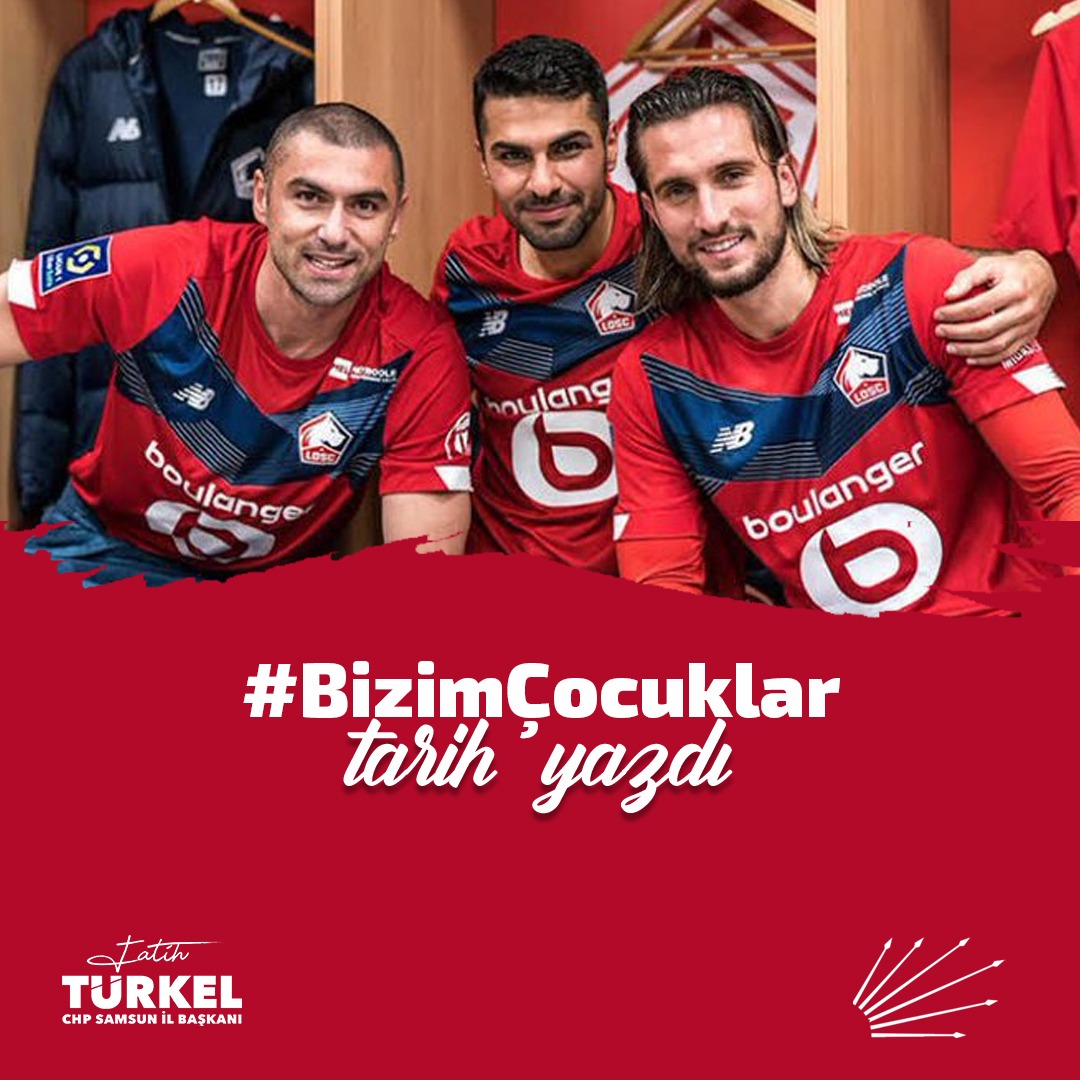 fturkelchp's tweet photo. Lille takımıyla tarihi başarıya ulaşarak Fransa ligi şampiyonu olan bizim çocuklar Burak, Zeki ve Yusuf'u yürekten kutluyorum. Başarılarına Euro 2020'de de devam etmelerini temenni ediyorum. https://t.co/aCisAEWgap