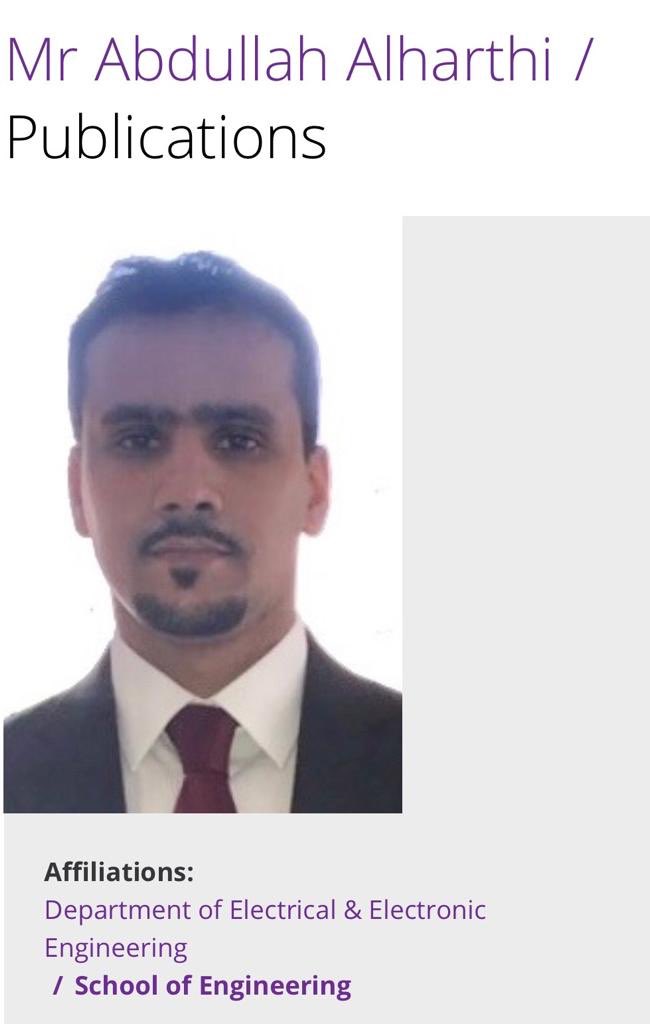 First1Saudi's tweet photo. المبتعث السعودي وطالب الدكتوراه بمانشستر عبدالله الحارثي 🇸🇦
ينشر ٥ أبحاث في مجلات علمية متخصصة و يحصل على جائزة أفضل ورقة علمية بمؤتمر IDEAL2019 المقام مؤخرًا بمدينة مانشستر https://t.co/nKRkHXUOLv