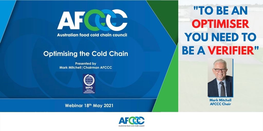 Presenting to the <a href="/WorldPackOrg1/">WORLD PACKAGING ORGANISATION</a>, AFCCC Chair <a href="/MarkMitchell108/">Mark Mitchell</a> made a strong plea for a new #coldchain culture in which 'verifiers' are empowered to measure temperature at all points and hand them over during goods receiving and delivery.
💾 Presentation: ow.ly/XagG50ERU5Z