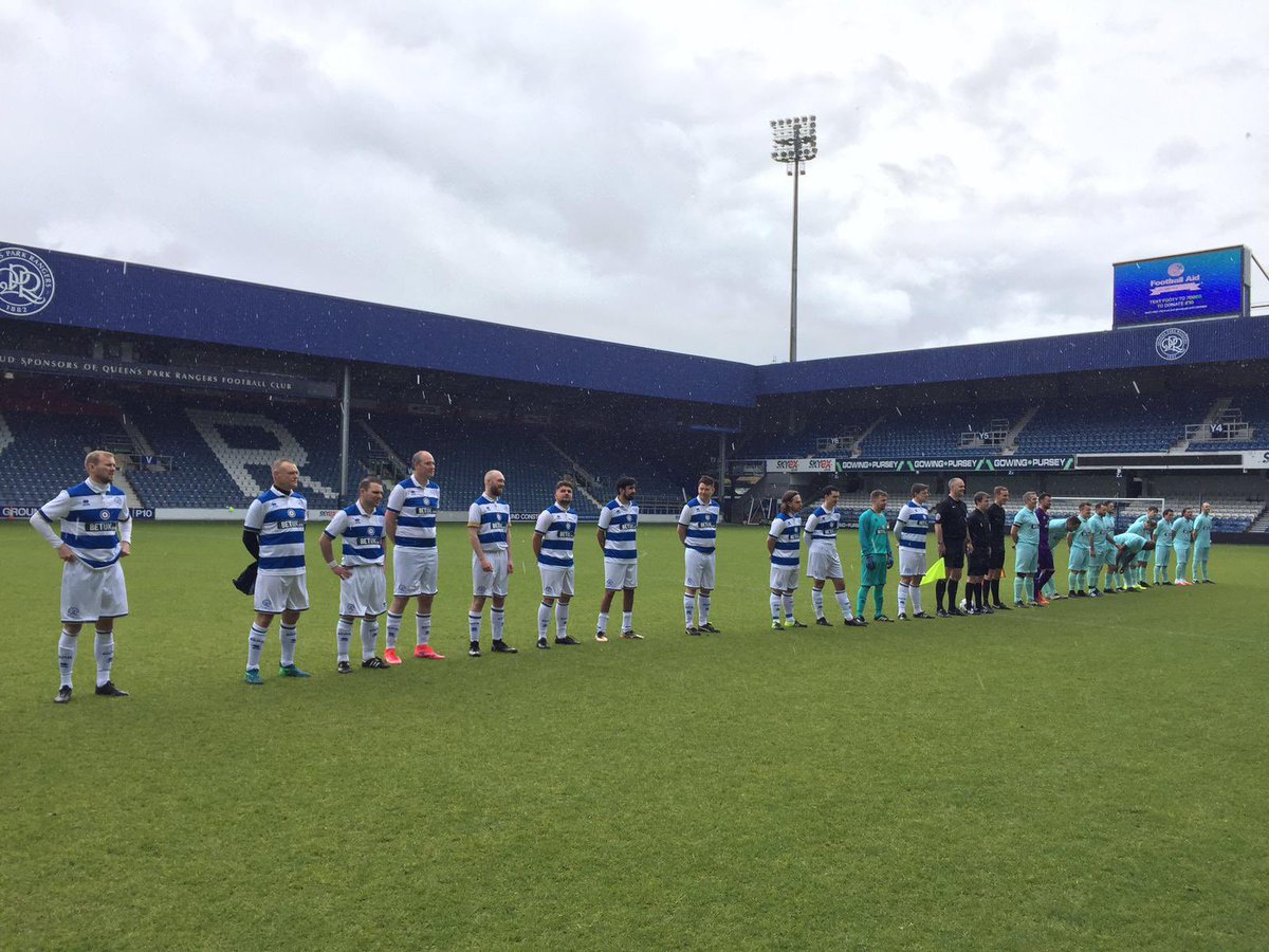 KislOfficial's tweet photo. What a quality day out....thank you @QPRtrust @qpr and @FootballAid for a brilliantly ran event and thanks for having us.... #thirdteam #facore @FARefereeing https://t.co/njEkKUTw0w