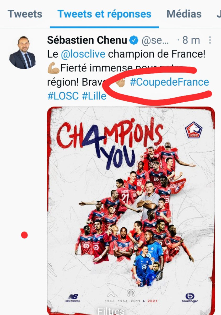 Désolé Jean-Michel Apeuprès, c’est le Championnat de France de Ligue 1 !
Tant qu’à essayer de t’y intéresser <a href="/sebchenu/">Sébastien Chenu</a>, demande à tes collabs de mettre à jour les fiches.