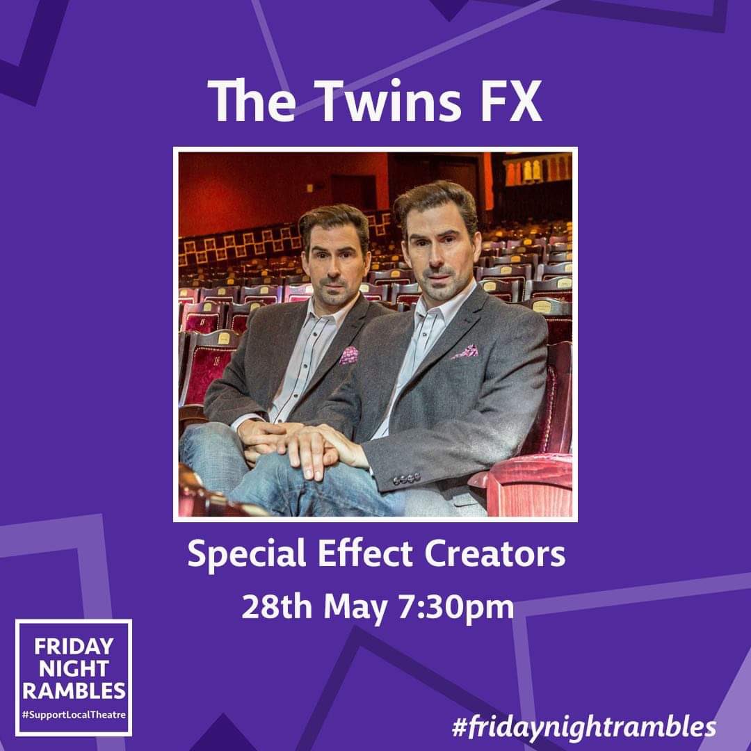 FriNightRambles's tweet photo. 🚨Guest Announcement🚨

We have some magical guests lined up for our final episode of Series 3 in the shape of The Twins FX (@theillusionists) and Richard Cadell &amp; Sooty from @Sootyandco!

Join us for a very special pre-recorded episode Friday 28th May on our Facebook and YouTube https://t.co/ZXAiHV8XJZ