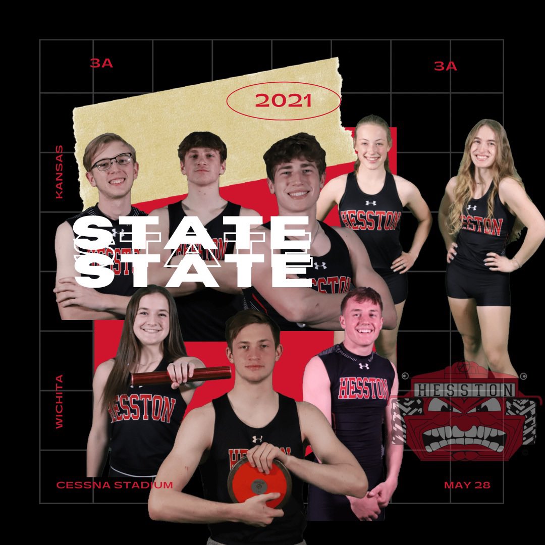 SportsSwather's tweet photo. SHOUTOUT TO OUR STATE T&amp;F QUALIFIERS!
Sydney Ronan, Emily Friesen, Anna Humphreys, Kailey Herbst, Caryn Yoder, Max Werner, Cason Richardson, Ayden Summers, Braden Esau, Ryan Eilert, Tyler Rewerts, &amp; Cavan Fuqua🏆
The 3A State Meet will be on Friday at Cessna Stadium! https://t.co/SwLh25ZrPO
