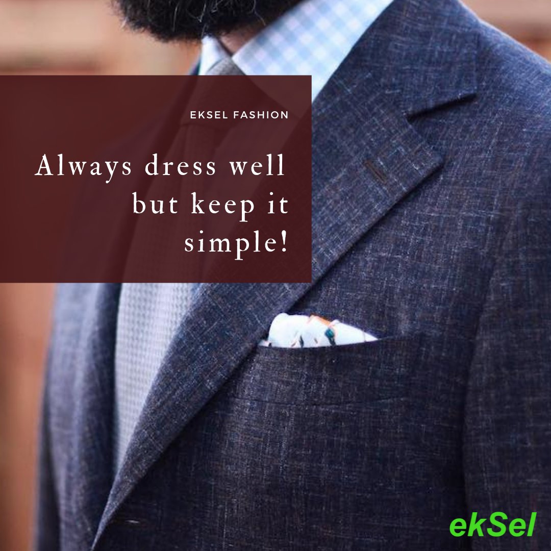 ekSelCo's tweet photo. Always dress well but keep it simple!
#eksel #mensfashion #sundayvibes #selfimprovement #ekseljourney #usfashion #fallvibes #dressforsuccess #Jointhejourney #mensdevelopment https://t.co/PaYJk7irte