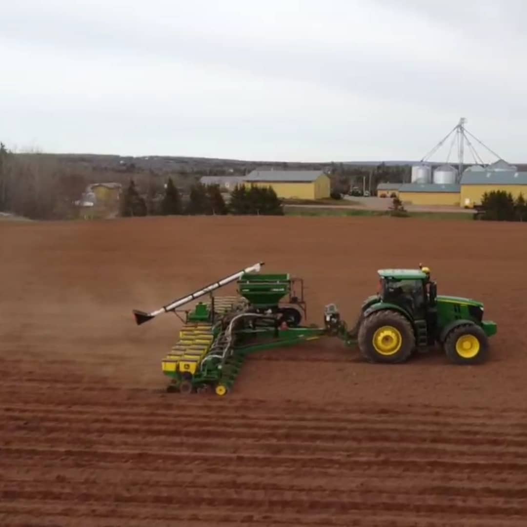 Finished planting our corn 🌽 on Friday in time for the long weekend.