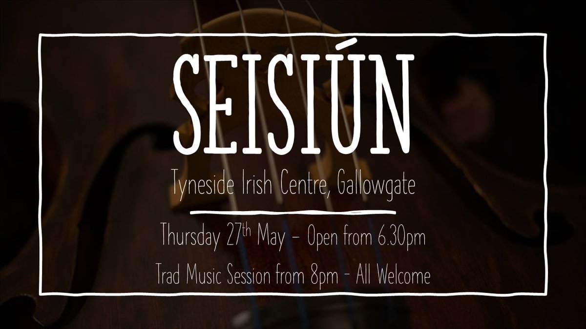 Tyneside_Irish's tweet photo. This Thursday ... a chance for a catch up with friends, a pint and a bit of music - the things that count! @tcfiddler @BillCorcoran5 @oldheatonian @liamtsinger @irishinbritain @toongael @TynesideIrishCS @TynesideIrishFC https://t.co/KzsjAaJk7N