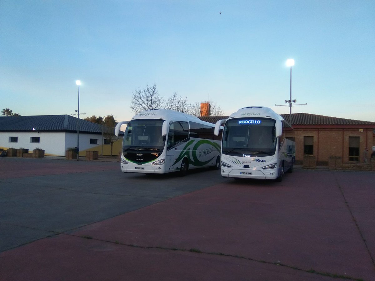 Plasencia y Badajoz, estas son nuestras imágenes de hoy. #Autocaresmorcillo