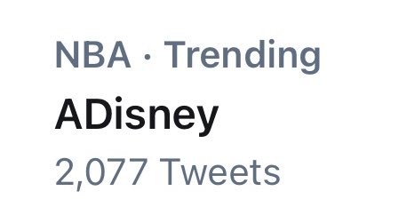 ADisney is trending 🤔