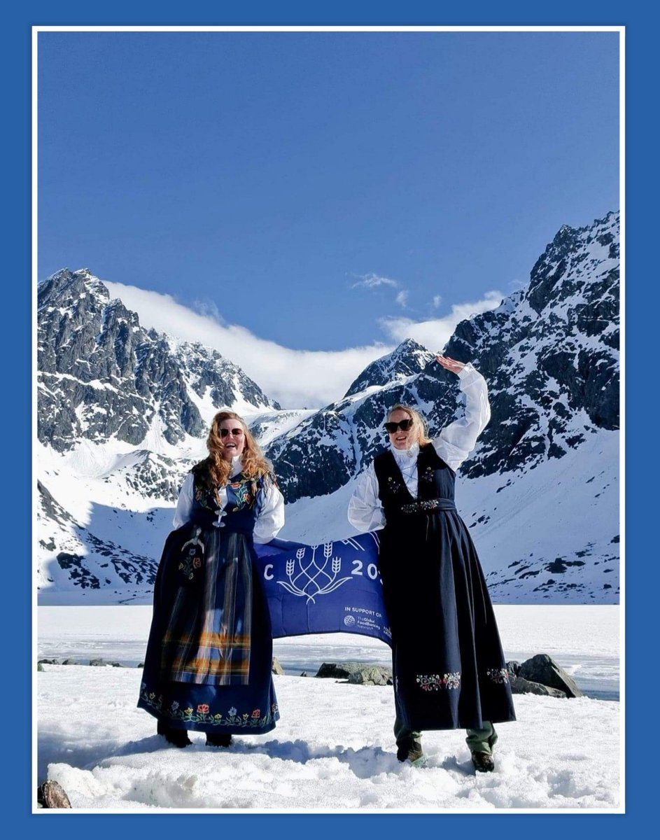 #MPCVirtualGala2021 Hiked and ready to party, the Arctic way 🍹🥃💃🏔😍 ⛄<a href="/SamHeughan/">Sam Heughan</a> <a href="/MyPeakChallenge/">My Peak Challenge</a> <a href="/ArcticPeakers/">Arctic Peakers</a> <a href="/jordana_brown/">Jordana Brown</a> #mpc2021 #SamHeughan <a href="/PeakersNorway/">PeakersNorway</a> <a href="/RealAlexNorouzi/">Alex Norouzi</a> #MPCVirtualGala