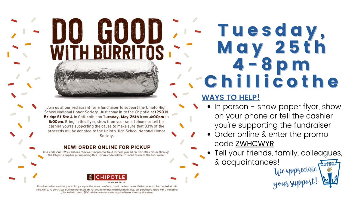 We know what you’re having for dinner on Tuesday!  🌮 🍽 🌯  #GoTanks #UHSNHS
