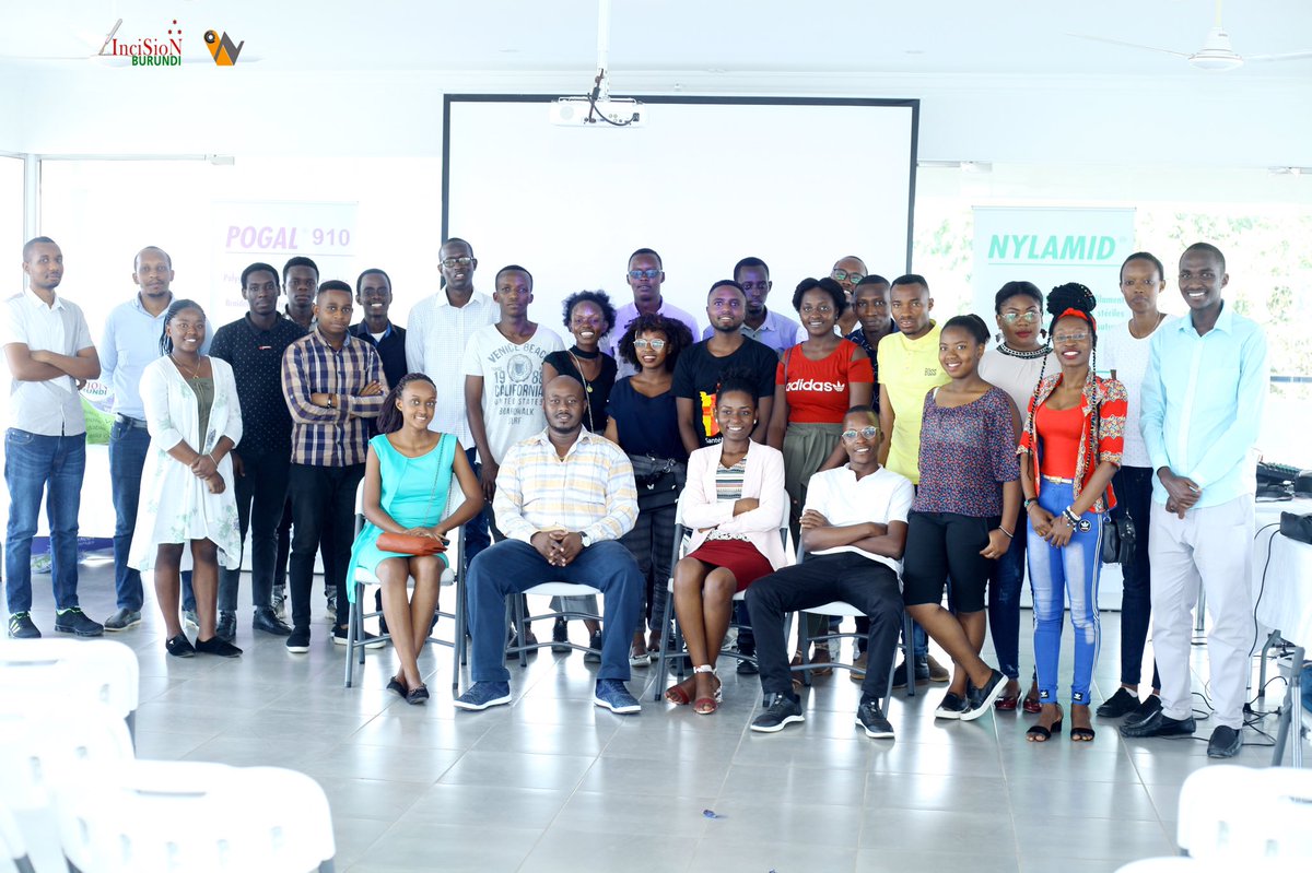 InciSioNBurund1's tweet photo. Attendees posed for a last picture, at the end of the day, engraving that memorable event for posterity.
We would like to thank all the organizations who proudly sponsored our event, Alchem for the place and @IngabireMdia1 for the perfect pictures of the event. https://t.co/iLS1rFj4UL