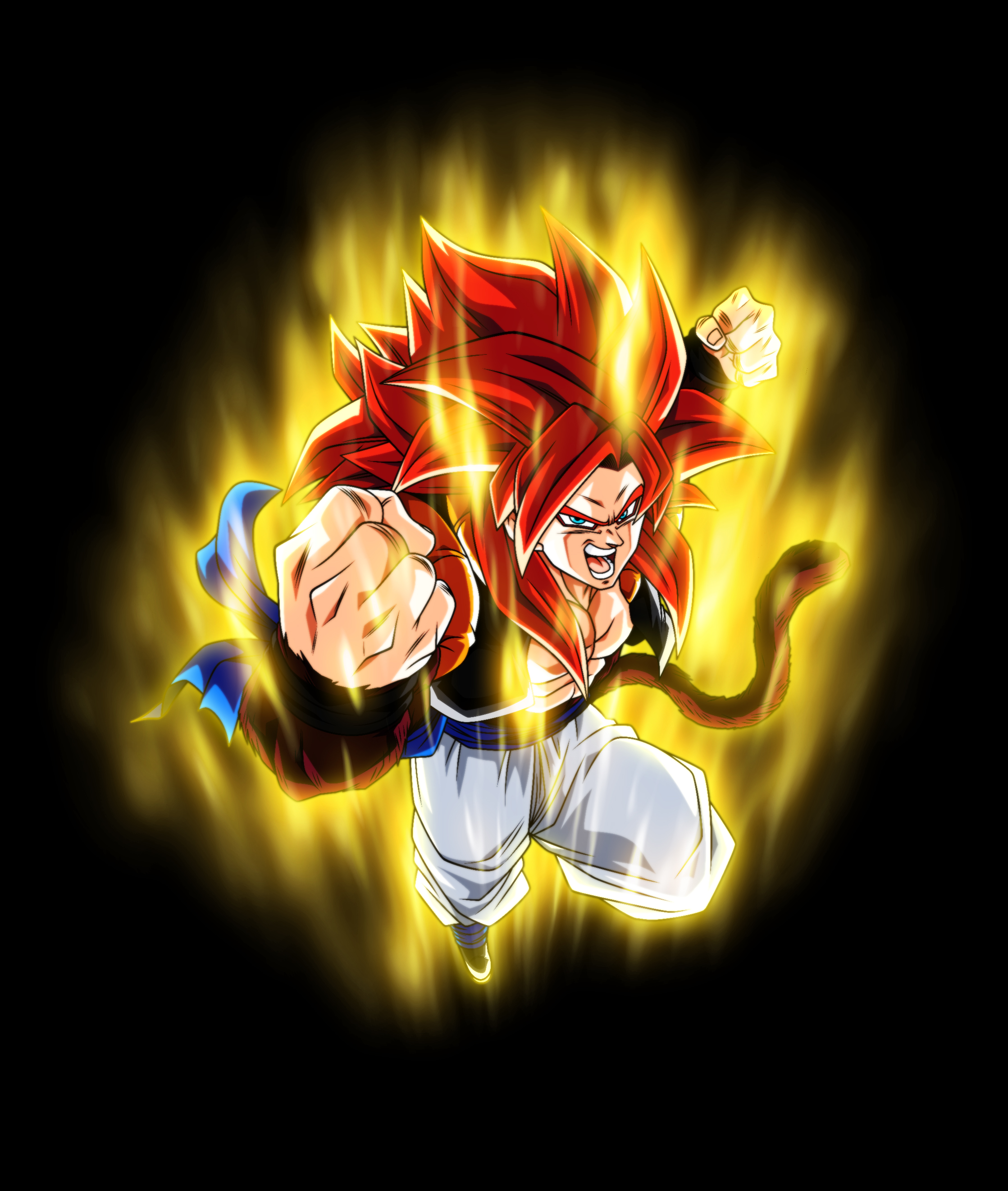 Gogeta SSJ4  4 by SSJROSE890 on DeviantArt