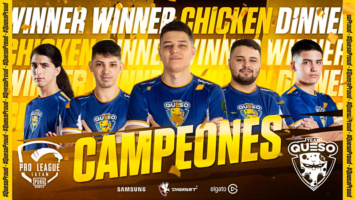 ¡CAMPEONES DE LA #PUBGMobile Pro League de LATAM!

Y de esta manera clasificamos a la PMPL Americas #GoTQ 🧀🧀🧀💙