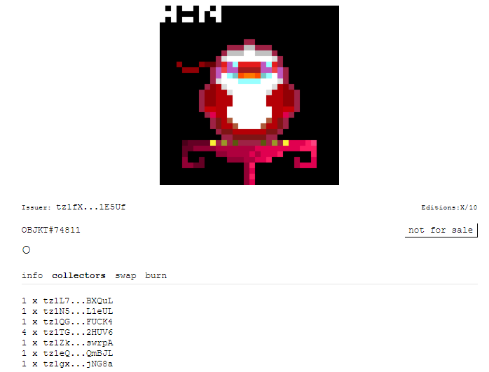 BlockBirdsNFT's tweet image. Yo, One collector snagged the 3 remaining editions of the Ninja BlockBird and bam! first sold out piece on @hicetnunc2000. Thanks to all the peeps that grabbed one!

#nft #NFTCommunity #nftcollectors #hicetnunc