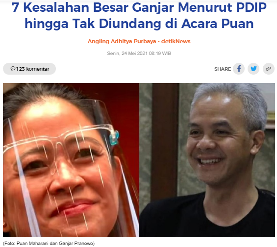 KESALAHAN BESAR <a href="/ganjarpranowo/">Ganjar Pranowo</a> (!?)
👇
1 Sudah kelewatan
2 Merasa lebih tinggi dari pengurus partai
3 Ambisi nyapres
4 Abai saat dikode agar direm ambisi nyapres
5 Buat tim medsos
6 PETUGAS PARTAI sebagai gubernur belum selesai
7 Pemimpin bukan di medsos

#GanjarMasihYangTerbaik