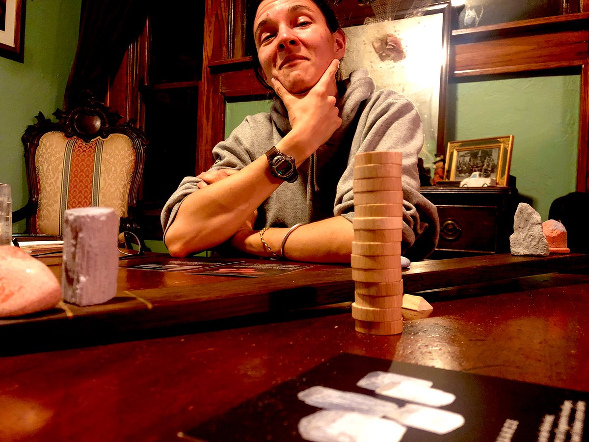 GameBookClub's tweet image. 🪨 &amp;amp; 🥃 to celebrate the end of residency night call  @chilispiele @Zoch_Spiele