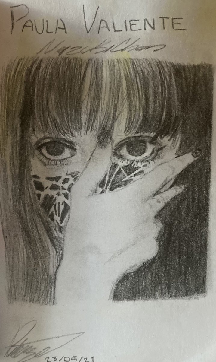 pinazel's tweet photo. Hice dos dibujos de @NasukiChan uno quise hacerlo realista y el otro mi forma común de dibujo. No son muy buenos pero me esforcé, espero que les guste ✋🏼 https://t.co/vaZ9srKq8w