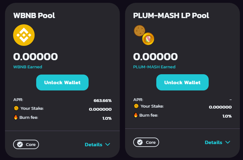 WBNB Pool: Stake PLUM to earn WBNB
<a href="/plumcakefinance/">PlumCake Finance</a>
 #YieldFarming #Binance #DeFi #cryptocurrency #PLUM