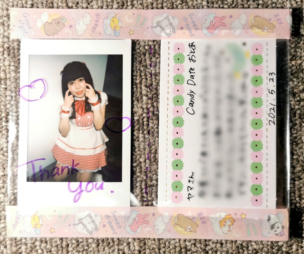 Pari_Yama_Pippi's tweet photo. 秋葉原ZEST
2021.05.23
Candy Dateラストライブでした
音愛ちゃんにもっと早く会ってれば楽しい時間を過ごせたのにね😂
1回でも多くライブ観に行ってよかったよ♪元気でね!( ˘ᵕ˘ )
#CandyDate
#飴恋
#推しとチェキった https://t.co/2CW6sgO86o