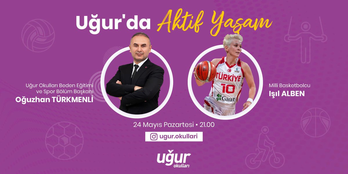 “Uğur’da Aktif Yaşam”ın final programının konuğu, Milli Basketbolcumuz Işıl Alben!

Basketbola ve spora dair yapacağımız bu muhteşem söyleşiyi kaçırmayın! 🏀

#UğurdaAktifYaşam <a href="/UgurOkullari/">Uğur Okulları</a>