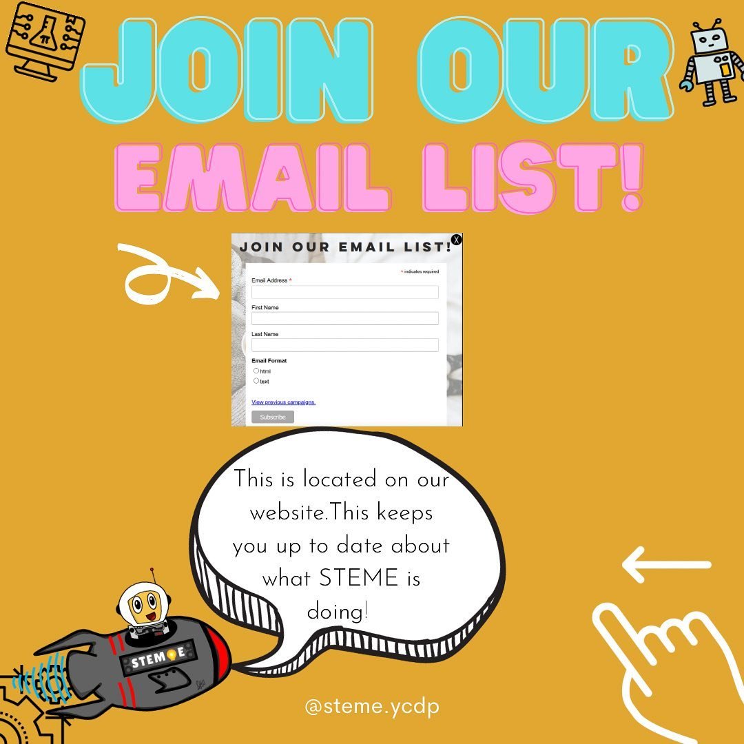 steme_ycdp's tweet image. Want to learn how to get involved in STEME, search no longer! Swipe to find out!

#stemactivitiesforkids #steminists #stemeducationforkids #stem #explore