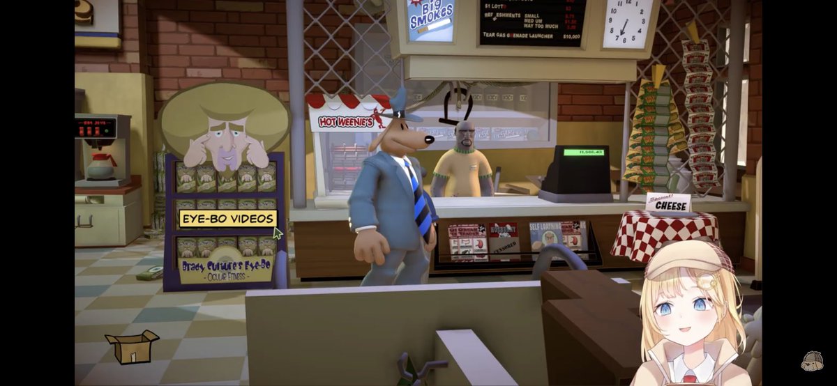 SamAndMaxOOC's tweet photo. Oh wow, Amelia Watson is playing Sam and Max: Save the World HD! https://t.co/1t9EBEI3gh