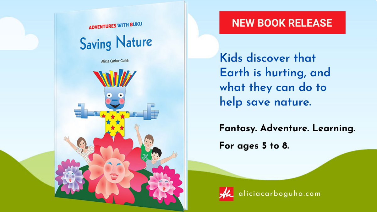 AliciaCarboGuha's tweet photo. I am very grateful and happy to share that my #childrensbook Saving Nature has reached the # 1 bestseller ranking on Amazon Canada in three categories related to #nature and the #environment!! https://t.co/zj8i9DoNes https://t.co/qheM9or94v