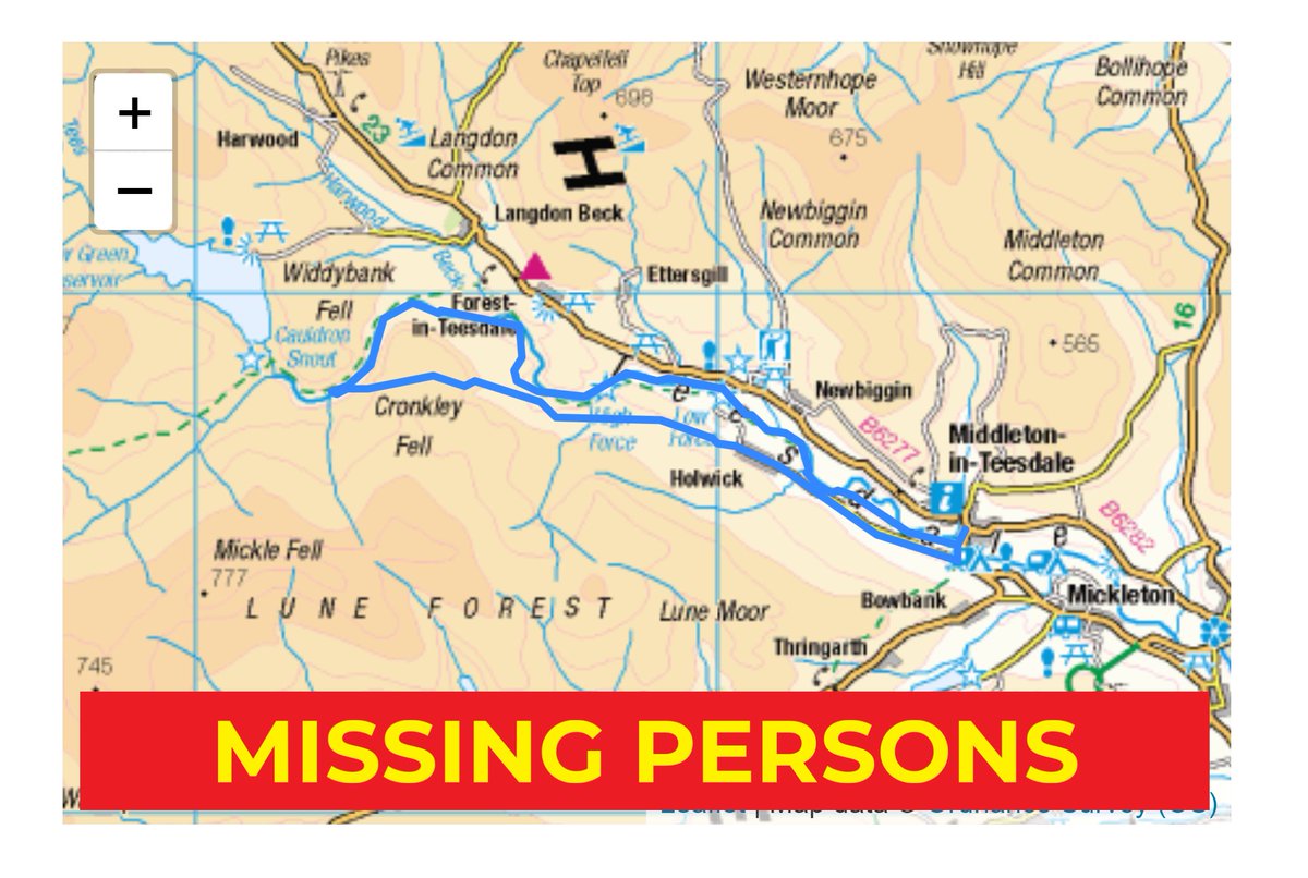 DurhamPolice's tweet photo. Did you see 3 female walkers in Teesdale today?

Julie Newton, Joanne Race and Lucy Woods – mid-50s – went to Middleton this morning (Sun, May 23), but have not returned.

The route they had planned to walk is Walk 23, details of which can be found here: https://t.co/bDjOfuZU7T https://t.co/VZiMXLQMjB