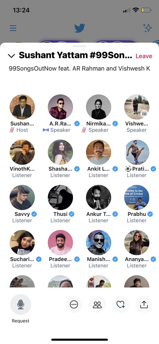 vinothks's tweet photo. TwitterSpace with my all time favorite music director A R Rahman sir! Thank you sir  @arrahman 🎶🎼🎹 🎥🎧@sashasublime #vishweshk #yattamizer #nirmika https://t.co/PGcCKnT5MC