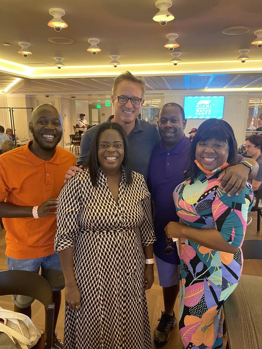 We had a great time today with @TomGarfinkel, Vice Chairman, President and CEO of the @MiamiDolphins and @HardRockStadium at the Formula 1 Monaco Grand Prix watch party.