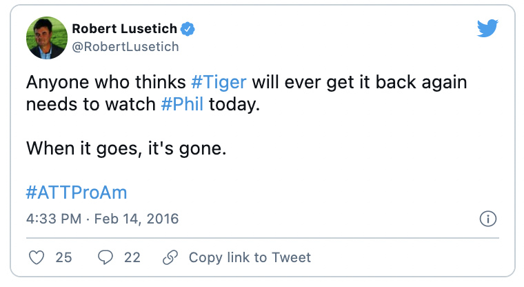 Wrong_Fairway's tweet photo. Phil and Tiger have now both won majors since this tweet was sent. https://t.co/gtw9prQ75r