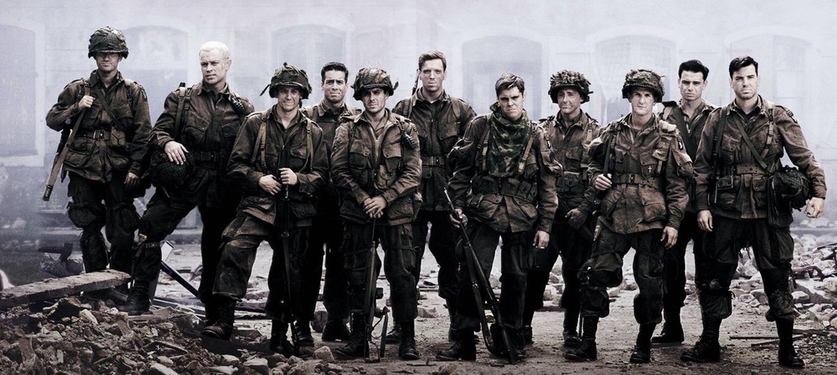 UncleMax313's tweet photo. I think it’s time for a rewatch🇺🇸🇺🇸🇺🇸
#BandOfBrothers #BlessEmAll 🙏 https://t.co/ZMe0tUoMf1