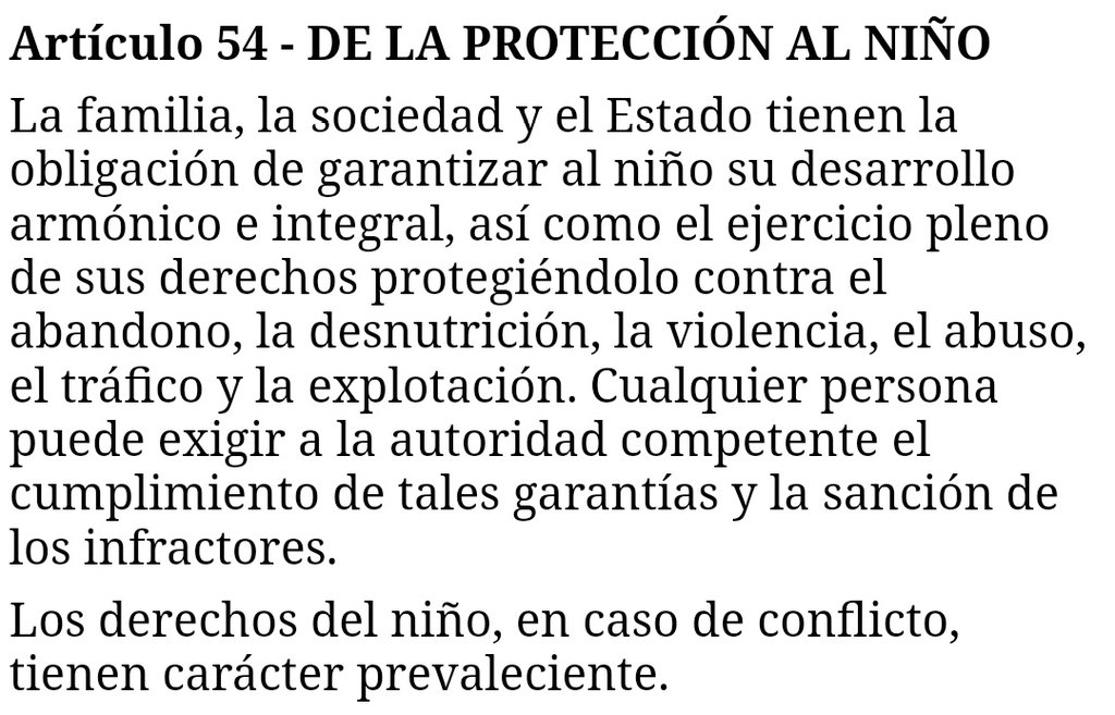 jpferbo's tweet photo. ⚖️ Dia 54 (23.05.2021)

Nuestra carta magna, es muy futurista! 
Cuidemos a nuestros niños y niñas.

Hoy el Art. 54 de la #ConstitucióndelaRepúblicadelPY 

Sus comentarios sobre los artículos son importantes y que compartan en sus redes, les estaré agradecido. https://t.co/joGPABxEUS