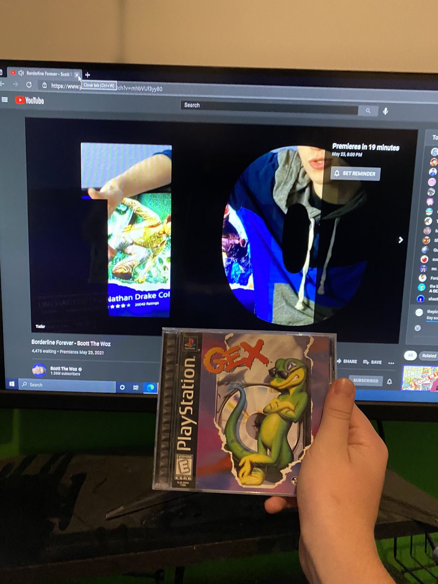 thepizzaisdying's tweet photo. @ScottTheWoz got my copy of gex ready for episode 200 https://t.co/0oReavo4It
