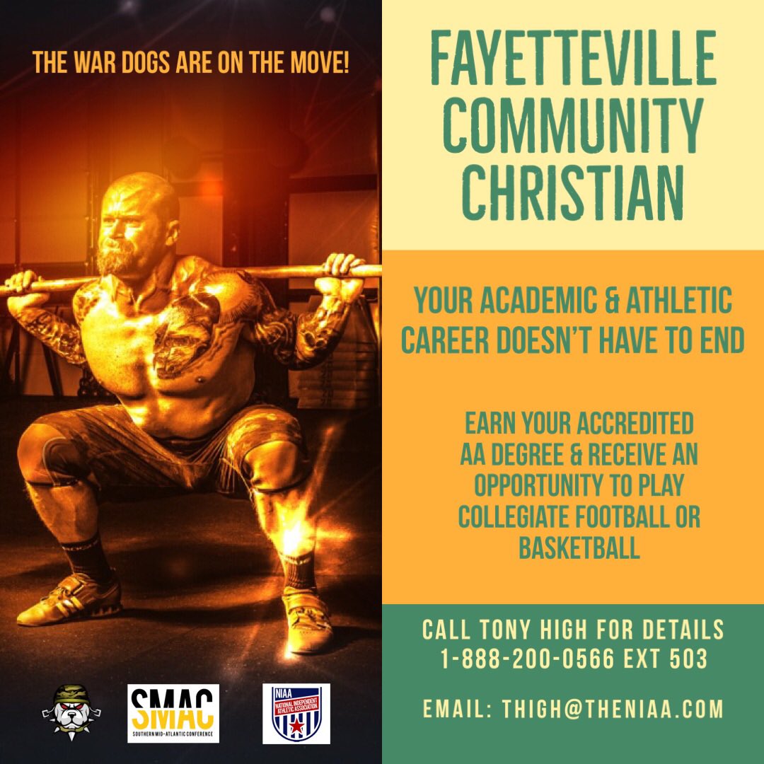 FccWarDogRec's tweet photo. Unsigned seniors and graduates we’re that opportunity @PrepsNow @lhspirates @PinecrestFball @MHSCatsFootball @EESmithFootball @DByrd_Football @71sthighccs @PfhsTrojans @southviewsports @glo_boys4life @GraysCreekHS @FCC_Athletics @GONIAASPORTS @WBHS_Athletics @FTS_Football https://t.co/sh3GtHACPg
