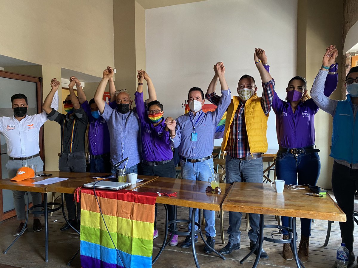 Las y los candidatos #LGBTI de diferentes partidos en #Zacatecas nos pronunciamos por promover la agenda libertaria y defender las acciones afirmativas, a fin de garantizar la genuina representatividad de nuestras poblaciones. #TodasLasPersonasTodosLosDerechos #SomosPRD