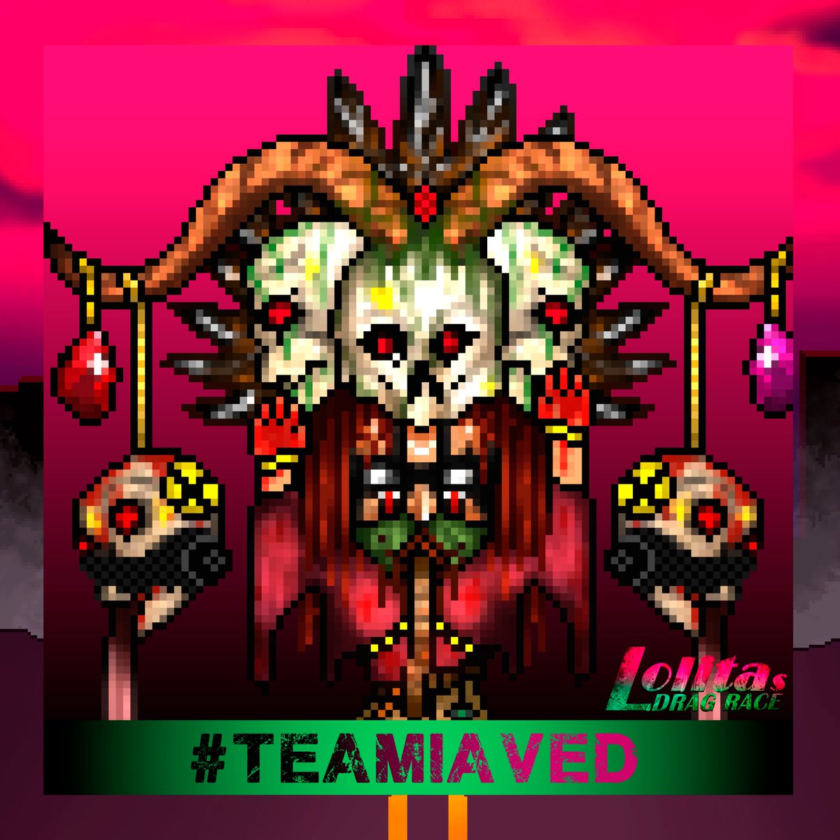 LolitasDragRace's tweet photo. Are you #TeamIaved? Show @iavedvanth some love by using #TeamIaved across social media! ✨ #LolitasDragRace https://t.co/vMJGr8J3gr