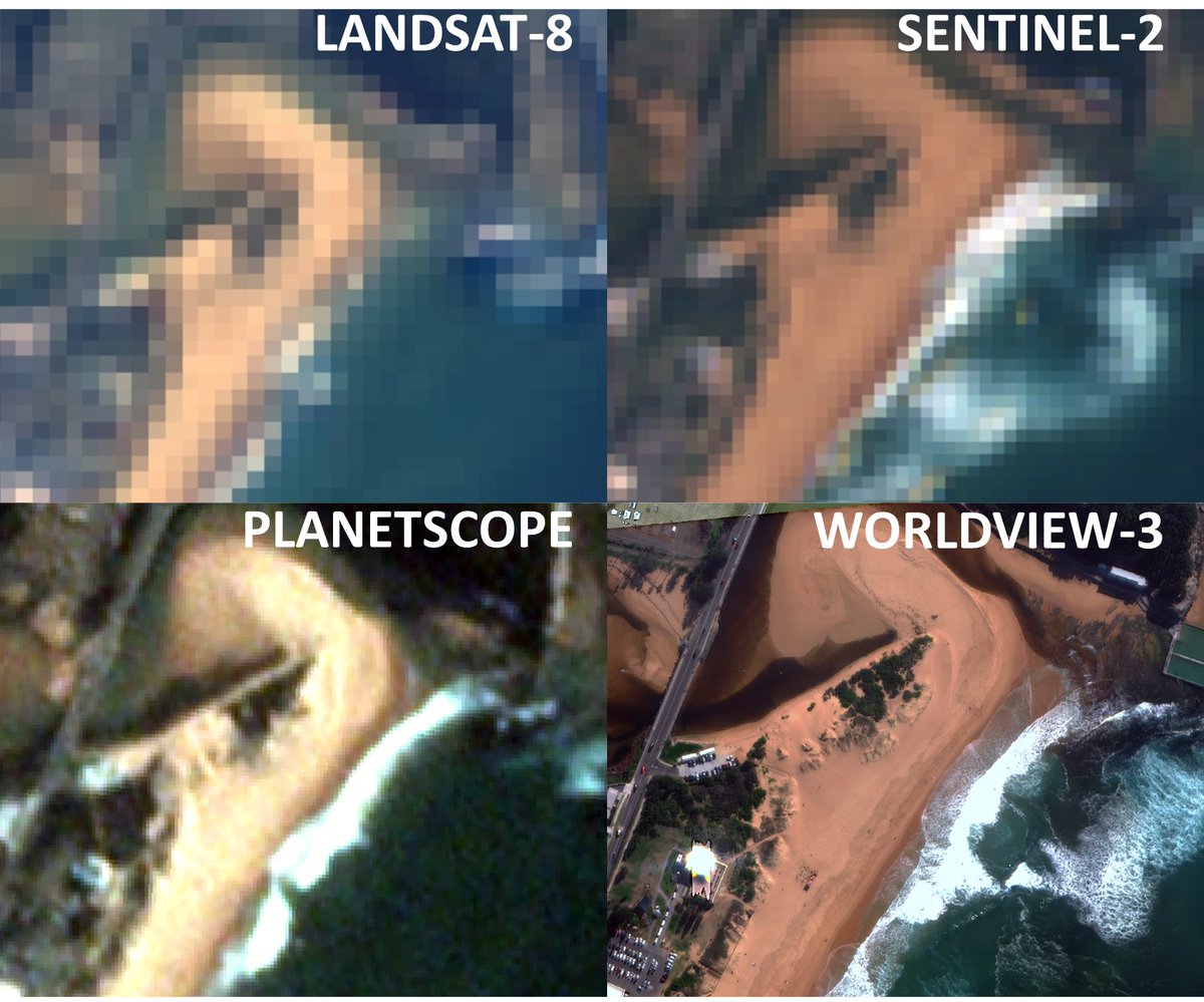 DocHarleyMD's tweet photo. New publication! Optical satellite technology has exploded in recent years and this trend is only increasing. In this Short Communication just published in Coastal Engineering, we reflect on what this means for the coastal engineering/science profession
https://t.co/VlkLhedaXz https://t.co/nKYAO6Wyby