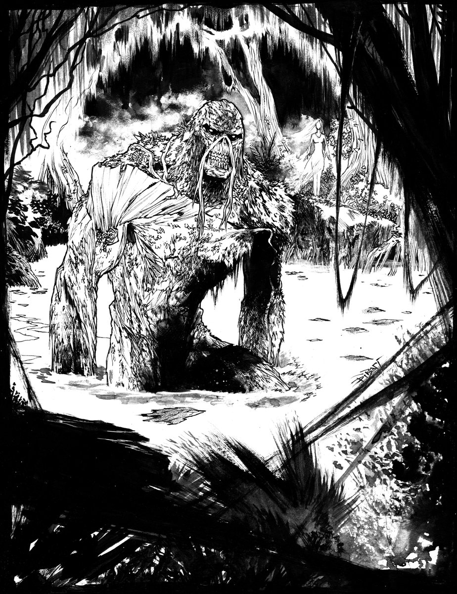 Swamp Thing piece i drew awhile back. 