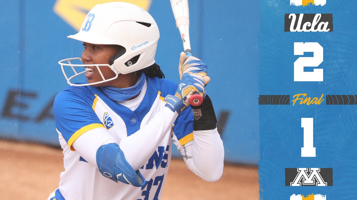 BRUINS WIN!!!!

SUPER REGIONAL BOUND!!!!

Kinsley Washington's two-out, two-run single in the top of the fourth holds up. Rachel Garcia strikes out five in 5 1/3 innings of scoreless relief.

#GoBruins