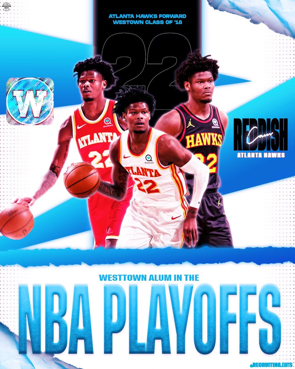 Westtownhoops's tweet photo. All the best to @camreddish and the @ATLHawks as they begin their journey to win an NBA championship! 🏆 https://t.co/JyStMa53jF