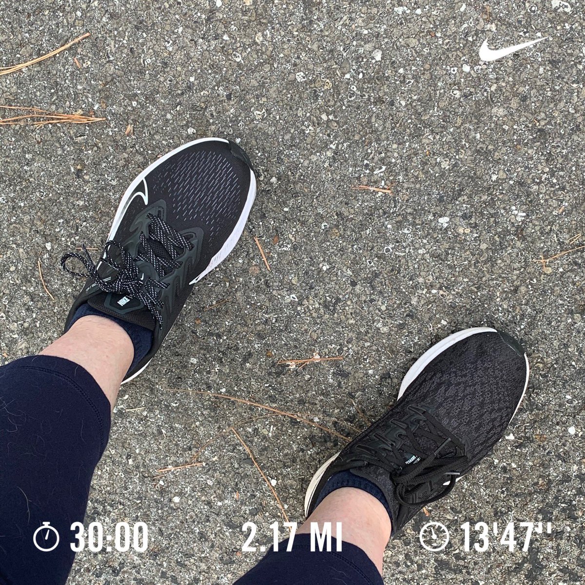 AmyCarrao's tweet photo. Just a run again. Same run on a different day &amp; route w/ more smiles &amp; better results w/out changing my effort. Not sure if @bennettrun’s words of wisdom finally clicked or my mismatched shoes helped with this win. I’ll celebrate both. 🙃😆 https://t.co/PVzxuAGV50
