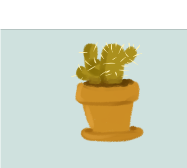 FairyBreadFilms's tweet photo. Here's a little cactus! An early design of one of our 3D assets. #2danimation #3danimated #conceptart #shortfilm #earlyproduction #itsfriday https://t.co/BzGUnnoioZ