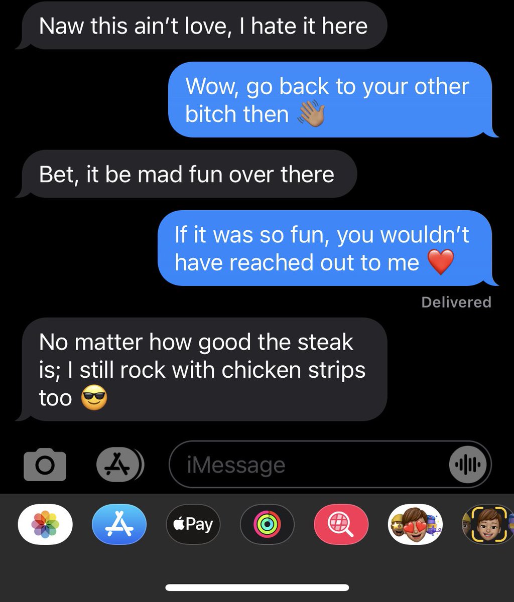 ChiChi_knows's tweet photo. Wow what should I reply??? I can’t let this nigga win https://t.co/Tn7ihqnA1R
